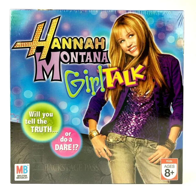 Vintage Hannah Montana Girl Talk Disney Board Game