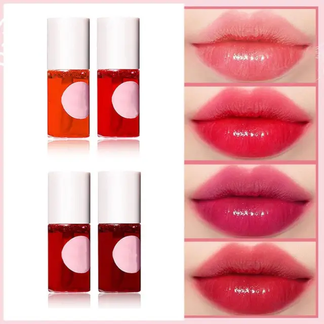 Lip Tint Stain, Lip Tint Watery Lip Stain, Moisturizing Long-lasting makeup DE