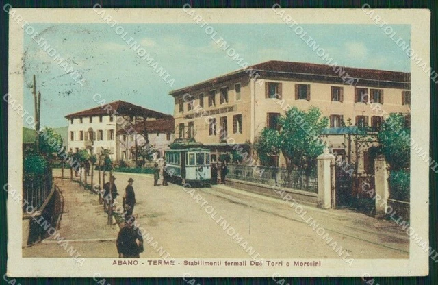 Padova Abano Terme Tram cartolina QT1632