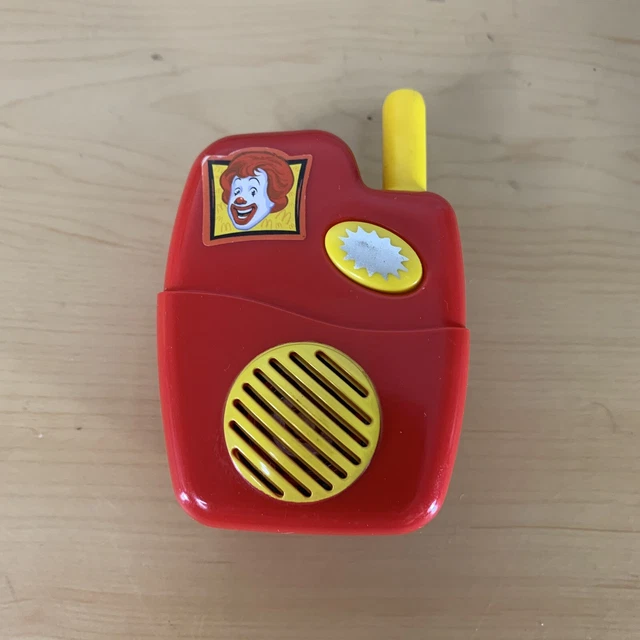 2004 FISHER PRICE McDONALDS Drive Thru WALKIE-TALKIE ●Works Great Play Food Toys