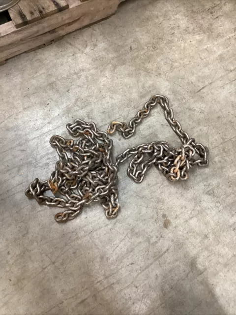 12’+ Of 5/16” Harrington Stainless Hoist Chain Only