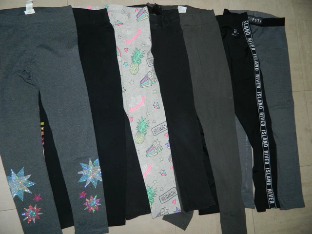 Pacchetto Leggings Abbigliamento Ragazza Età 9/10 Anni Slim Fit Buoni Usati