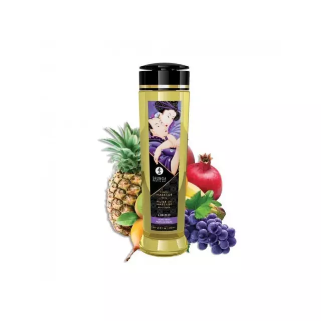 Shunga Aceite de Masaje Erotico Libido / Frutas Exoticas - Envio Domicilio