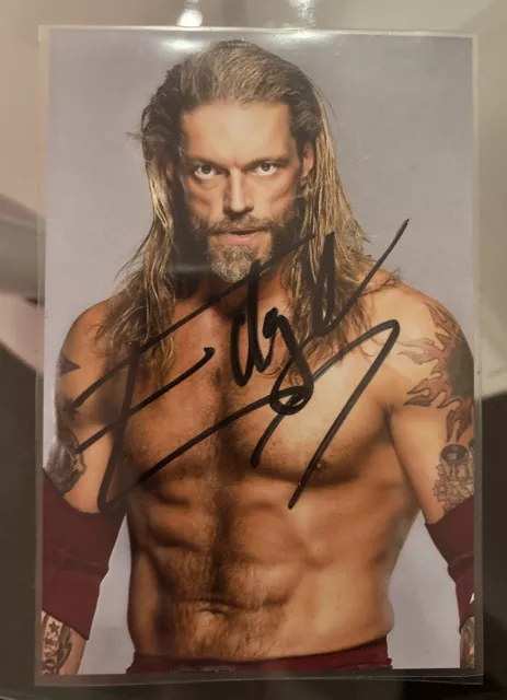 WWE Edge Originales Autogramm