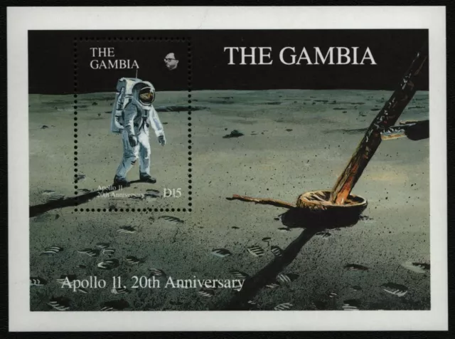 Gambia 1990 - Mi-Nr. Block 89 ** - MNH - Raumfahrt / Space