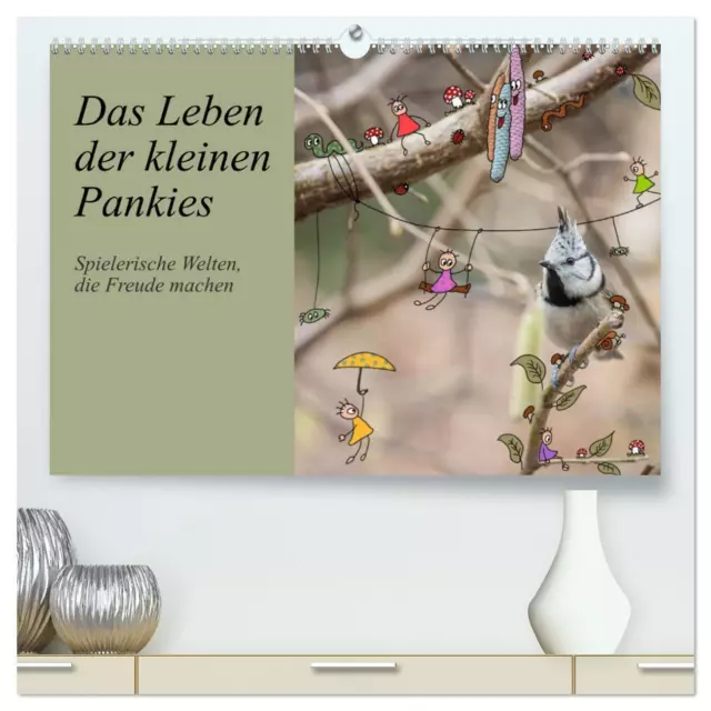 Das Leben der kleinen Pankies (hochwertiger Premium Wandkalender 2024 DIN A2...