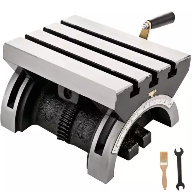 7x5inch Tilting Angle Milling Machine 0-90°Adjustable Swivel Angle Plate