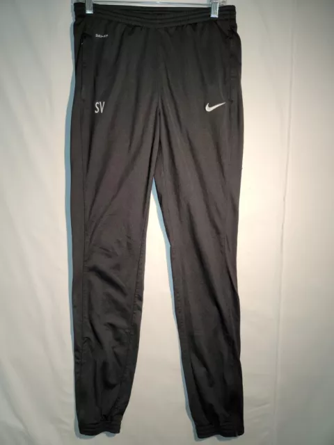 NIKE LIBERO TECH Knit Dri Fit Training Pants Womens Small Black