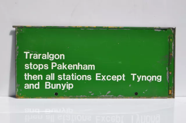 V.R. Rail Bathgate indicator sign