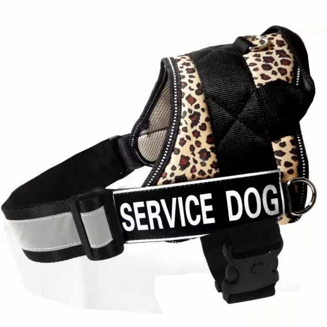 Service Dog Vest Harness for Large Dog Pit Bull Reflective safety With Patches