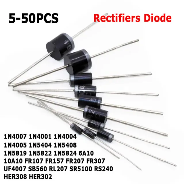 DIP Fast Recovery Rectifiers Diode 1N4001/1N5824/FR107/FR307/6A10/10A10 - HER302
