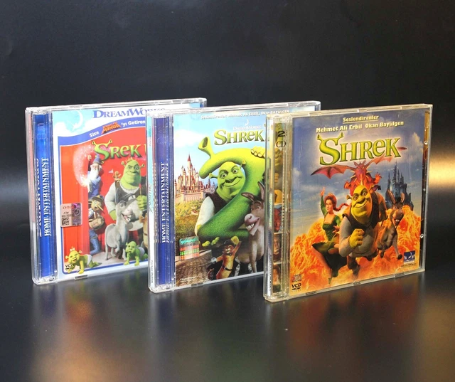 Shrek Computer Cd VCD SHREK MOVIES Turkish Dub Video CD Set Lot Of 3 £33.81 - PicClick UK