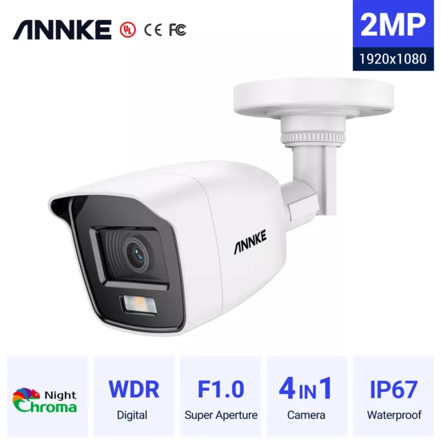 ANNKE 2MP 1080P Überwachungskamera Aussen Farbnachtsicht Email Alarm Fernzugriff