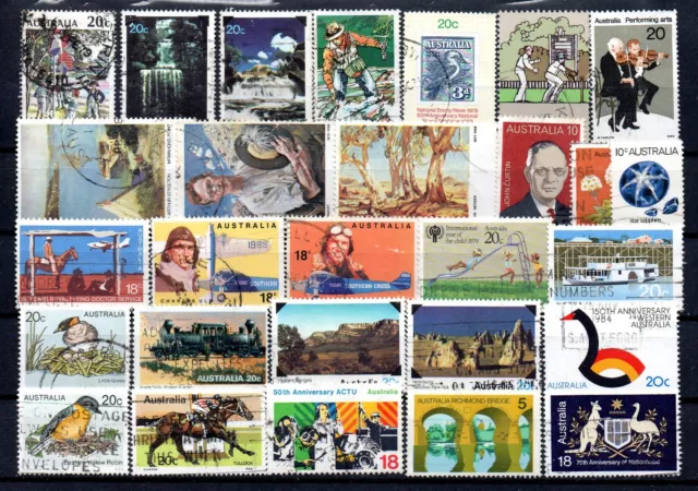 super älteres Lot Australien, aus den 70er Jahren gebr. (A70er-1)