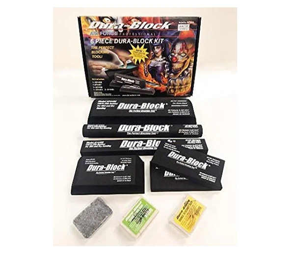 Dura-Block AF44A Black 6-Piece Sanding Block Set Freeship