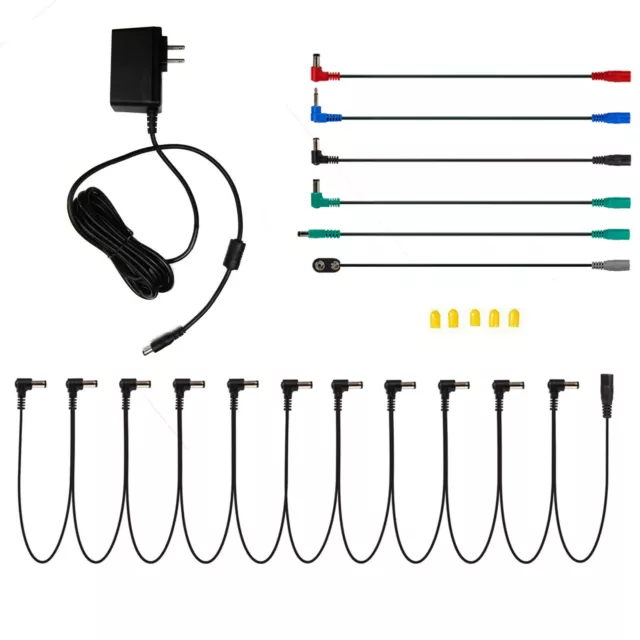 Power-All Eco-Dapter DELUXE KIT 9v Carbonfree Effect Pedal Power Supply GODLYKE