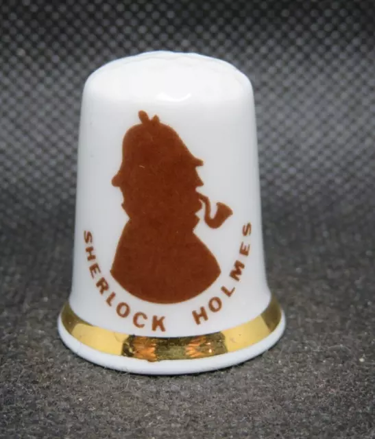 Finsbury Bone China England Thimble Colection - Sherlock Holmes