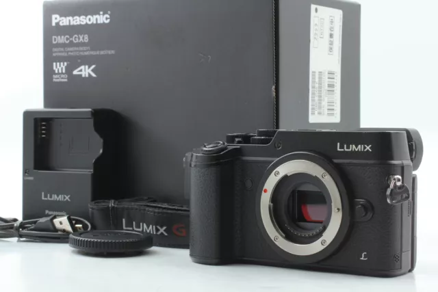 [N MINT in Box] Panasonic LUMIX GX8 Black Digital Camera JPN Model From JAPAN