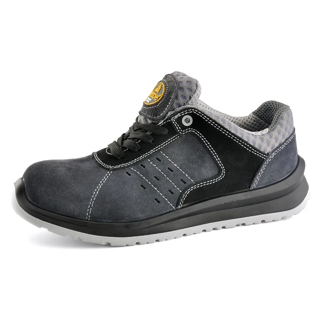 Mens Safety Shoes Lightweight Leather Work ShoesFor Heavy Duty Construction Work