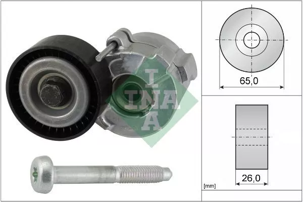 Riemenspanner Keilrippenriemen INA für Fiat Opel Suzuki Alfa 03-> 534024110