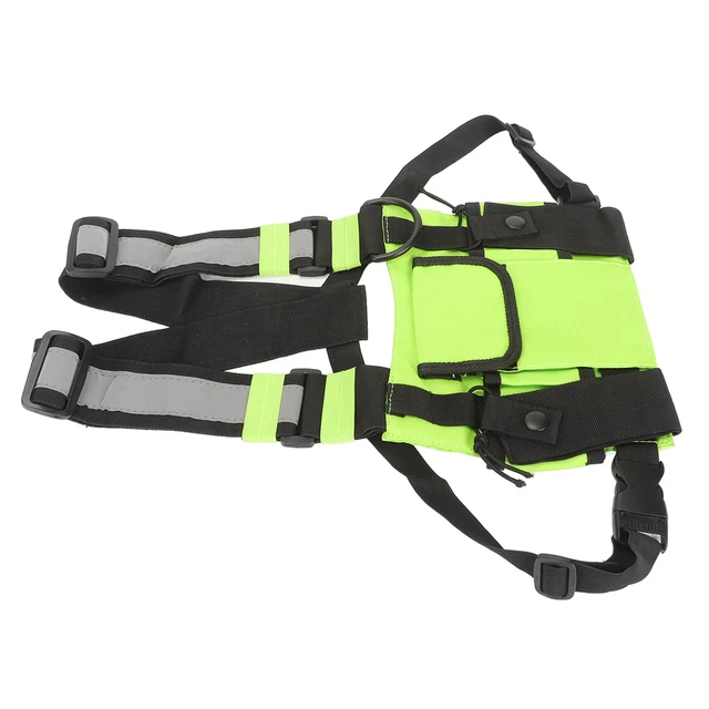 Radio Chest Harness Bag Adjustable Radio Harness Chest Pocket Pack Vest CRY