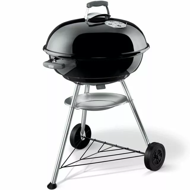 Weber Compact Kettle 47 cm Barbecue a Carbone - Nero