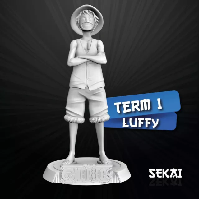 Luffy ONE PIECE stampa 3D resina 8K *stampa su commissione*ACTION FIGURE