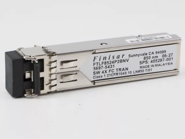 Finisar SFP Modul 4GBit FTLF8524P2BNV 5697-5431 SW FC TRAN Module Modul; K1 663