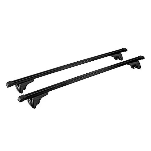 (TG. 120 cm) NORDRIVE N15050 Coppia Barre Portatutto in Acciaio in-Rail, 120 cm