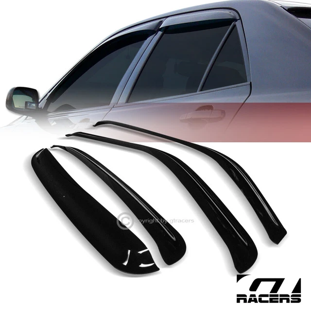For 2001-2006 Chevy Silverado Crew Sun/Rain Guard Shade Deflector Window Visors