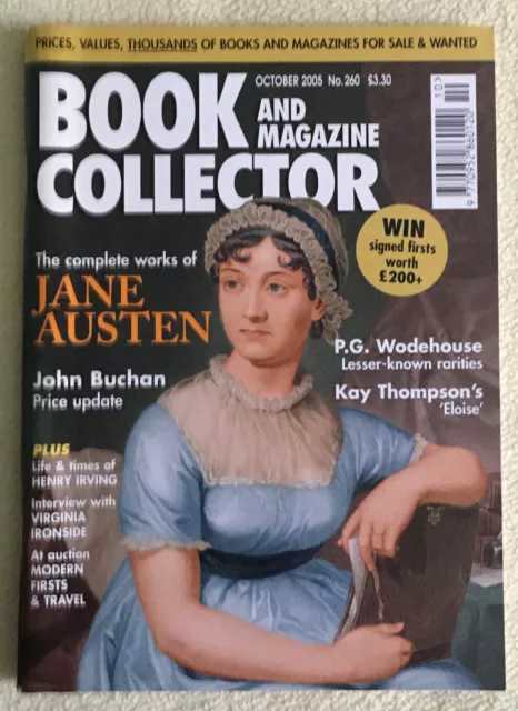 Book And Magazine Collector 260 Oct 2005 Jane Austen PG Wodehouse John Buchan