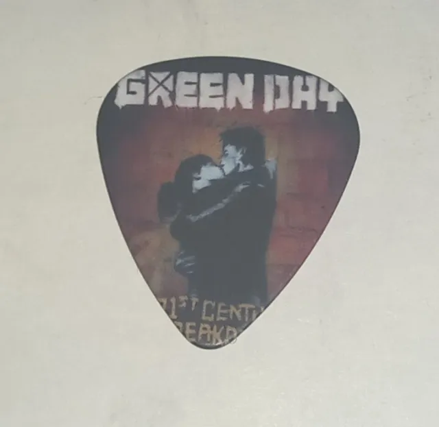 BRAND NEW 2 SIDED 1.0 mm GREEN DAY ROCK BAND DESIGN GUITAR PICK PLECTRUM (i