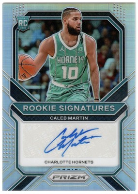 2020-21 Panini Prizm Caleb Martin Rookie AUTOGRAFO AUTO Charlotte Hornets #CMT 
