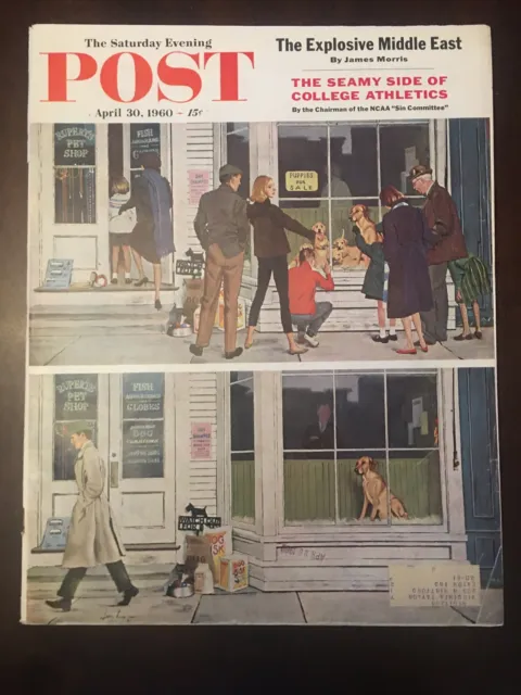 Saturday Evening Post Magazine April 30, 1960 The Explosive Middle East