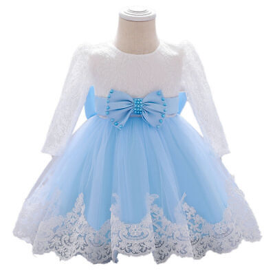 Girls Bridesmaid Dress Baby Flower Kids Party Wedding Dresses Princess Ball Gown