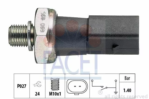 FACET (7.0168) Öldruckschalter für AUDI SEAT SKODA VW