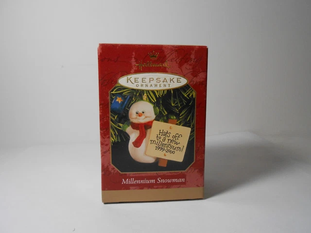 Hallmark Ornament 1999 Millennium Snowman