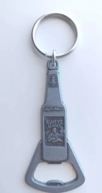 SAMUEL ADAMS GLASS CRAFT BEER BOTTLE OPENER USA Metal Keychain