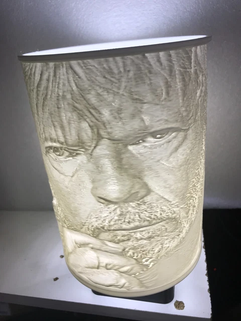 Lampe de chevet chanteur Renaud Lasse Beton | eBay | Servettage, Lampe de chevet, Créatons
