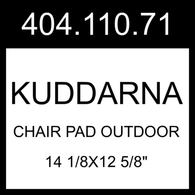 KUDDARNA Seat/back pad, outdoor, beige, 45 5/8x17 3/4 - IKEA