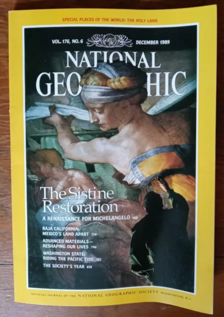 National Geographic Magazine (December 1989) Vol. 176, No. 6 SISTINE RESTORATION