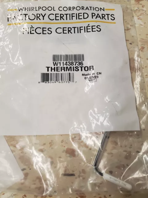 W11438736 Whirlpool Ref Thermistor