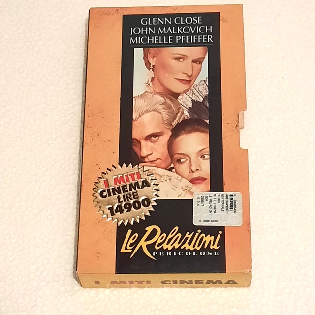 Le Relazioni Pericolose Di S. Frears Vhs 1988 Univideo Editoriale Cartonata