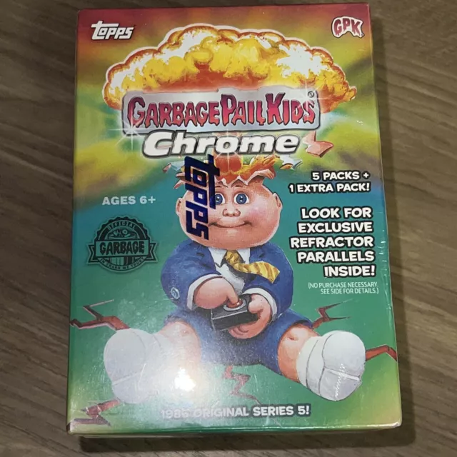 2022 Garbage Pail Kids Series 5 Topps Chrome BLASTER BOX 6 Packs / 24 Cards GPK