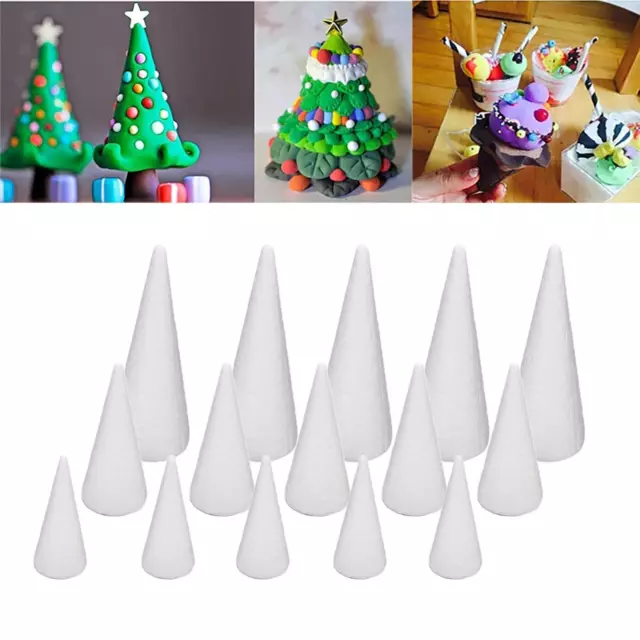 MAKE YOUR OWN holiday decor with these foam cones endless possibilities  $46.01 - PicClick AU