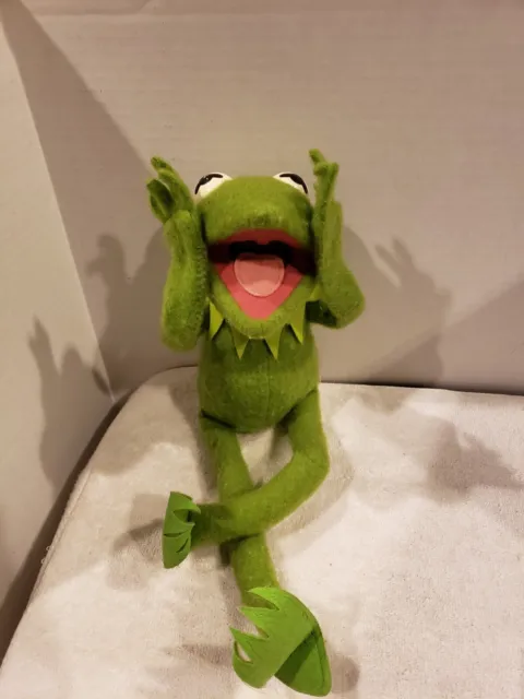 Vintage Plush Kermit the Frog #850 Jim Henson Muppet Doll Fisher Price Toy 1976