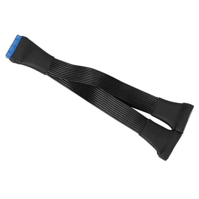 Sourcing Map Cavo Divisore USB 2.0 Da 9 Pin A 2 Porte A Femmina | Per Scheda Madre, Lunghezza 25 Cm