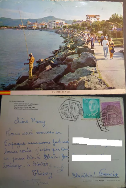 Postal De Fuenterrabia Espigon Guipuzcoa Pais Vasco Postcard Postkarte   Cc03281