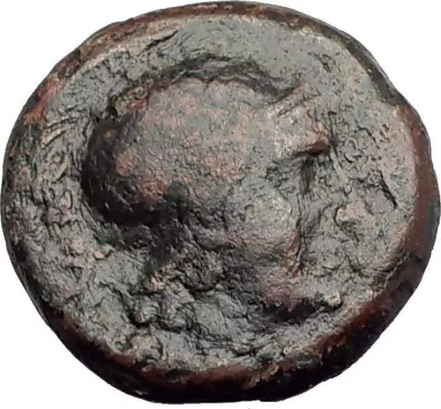 PERGAMON in Mysia Genuine  133BC Authentic Ancient Greek Coin ATHENA NIKE i62540