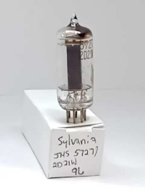 Vintage Tested Strong Sylvania JHS 5727/2D21W Vacuum Tube